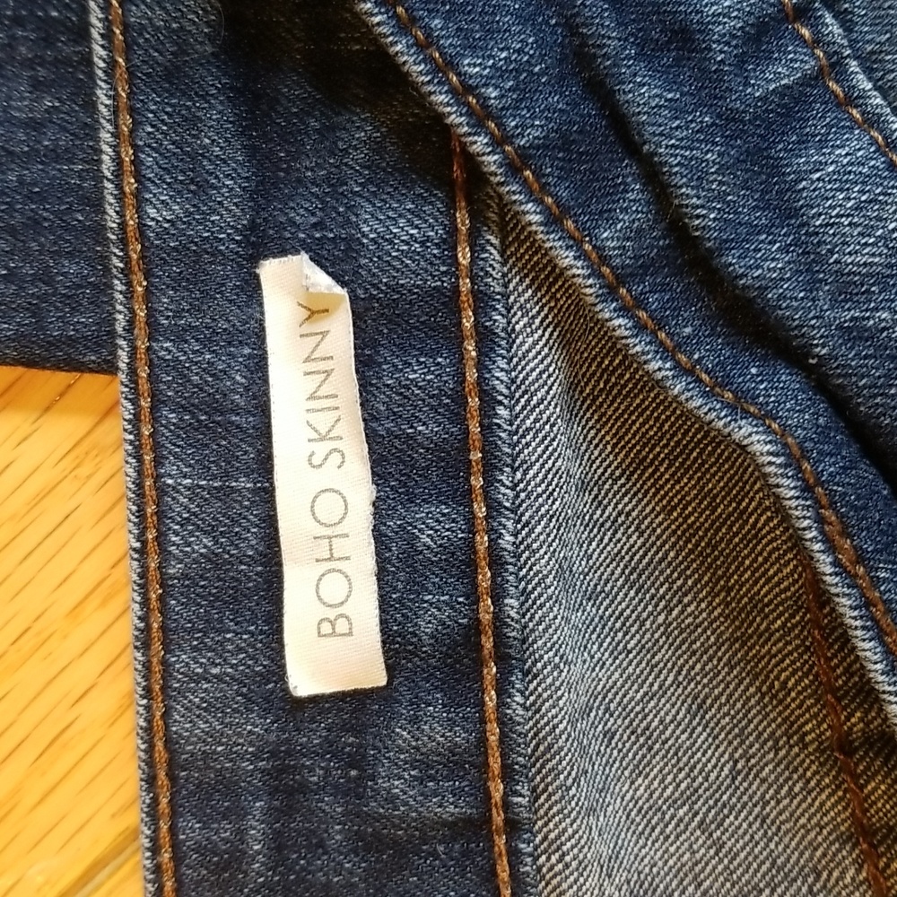 VINTAGE AMERICA BOHO SKINNY JEANS - Picture 3 of 5